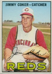 1967 Topps Baseball Cards      158     Jimmie Coker